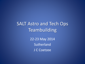 Team Building Tech Ops Presentation