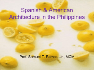 Spanish & American Architecture in the Philippines