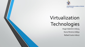 Performing a Server Virtualization Cost