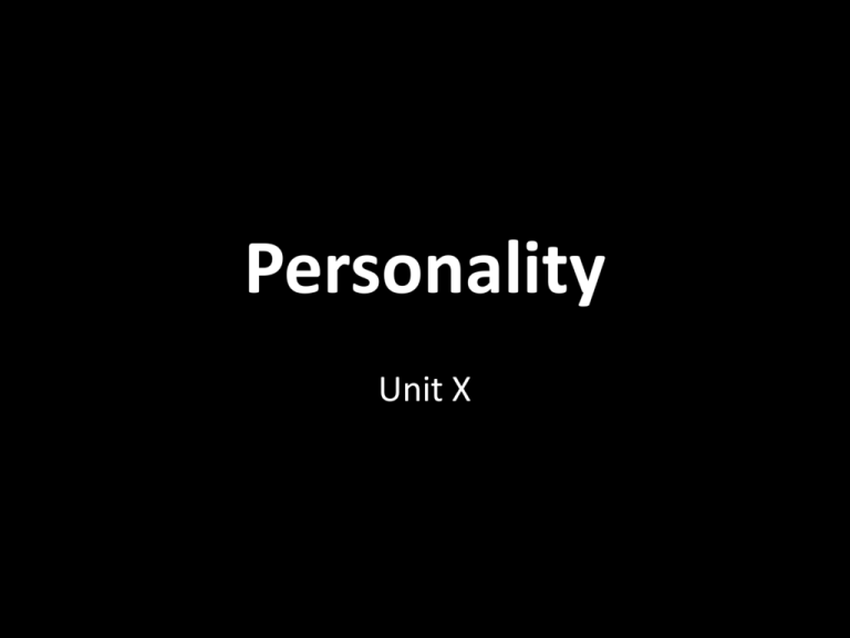 Personality Anderson School District Five Personality Anderson School District Five