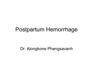 English Post Partum Hemorrhage Dr A CME 2015