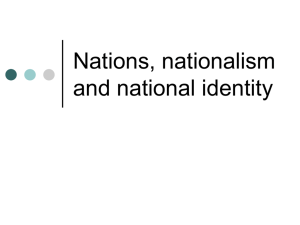 British citizenship: Nations, nationalism and national identity