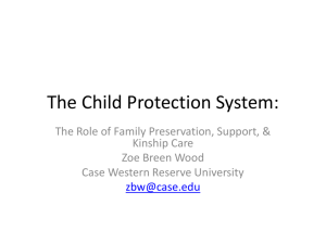 The Child Protection System - Case Western Reserve University