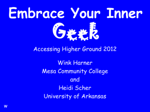 Get your GEEK on AHG 2012_FInal