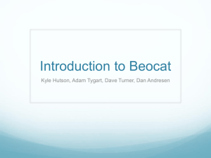 Intro To Beocat (2014)