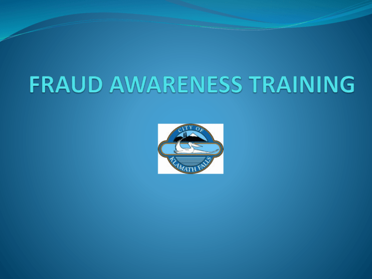 Fraud Awareness Training 