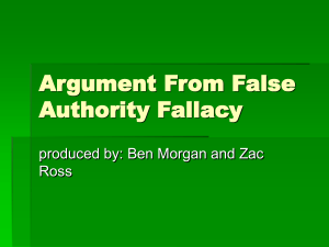 Fallacy powerpoint