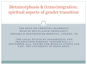 Metamorphosis & (trans)migration - Centre for Medical Ethics and Law