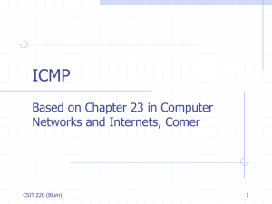 ICMP and TCP - La Salle University