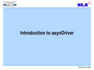 Introduction to asynDriver