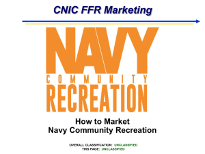 CNIC > FFR > MWR > Community Recreation