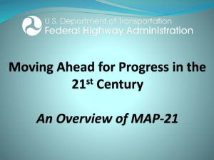 Overview of the New Transportation Alternatives Program