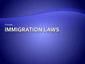 Immigration Laws - MarrCollegeHistory