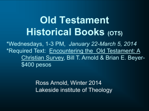 Lecture notes in PPT - Lakeside Institute of Theology