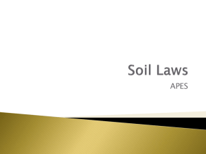 Soil Laws