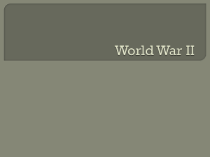 Causes of WW2
