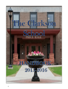 handbook - Clarkson University