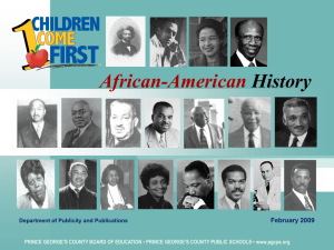 Celebrating African-American History