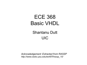 Basic VHDL