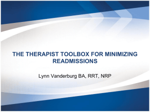 Lynn Vanderburg BA, RRT, NRP - Focus on Respiratory Care