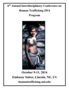 Conference Program - Human Trafficking