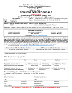 Request for Proposal - Office of General Services