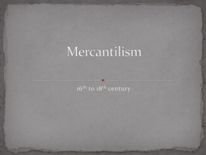 Mercantilism - englishapch