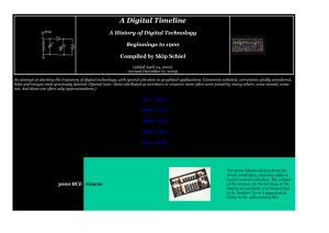 A Digital Timeline