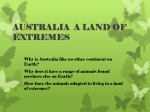 australia a land of extremes