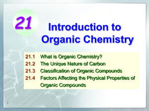 Introduction to organic chemistry