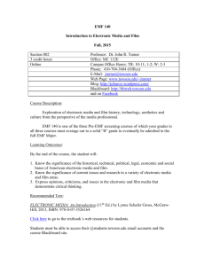 EMF 140 Syllabus - Towson University