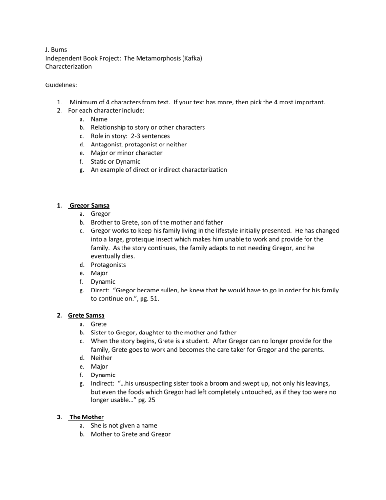 Sample Characterization With Regard To Direct And Indirect Characterization Worksheet