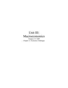 Macroeconomic Concepts