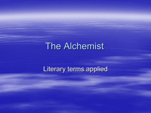 Link to The Alchemist LITERARY TERMS powerpoint