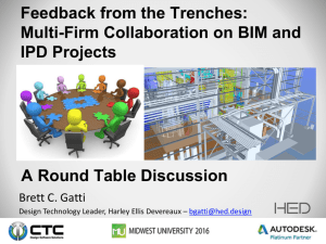 Multi-Firm Collaboration on BIM and IPD Projects