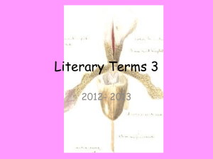 Literary Terms 3