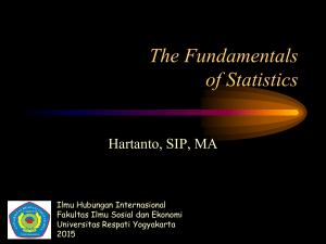 The Fundamentals of Statistics