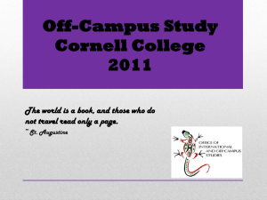 Studying Abroad @ Cornell