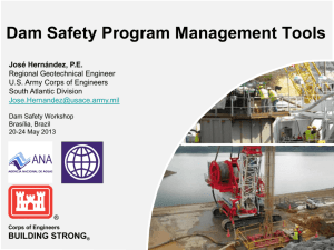 BUILDING STRONG ® Dam Safety Program Management Tools