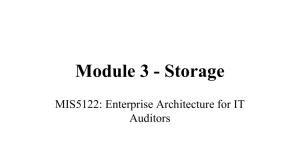 Module 4 – Storage