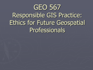GIS Ethics