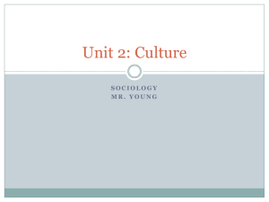 Beginning Culture PowerPoint