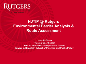 Environmental Barrier Analysis & Route Assessment