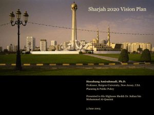Sharjah 2020: Vision Plan - Caspian Associates, Inc.