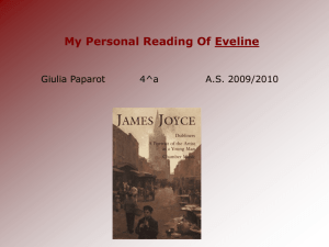 My Personal Reading Of Eveline