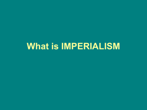 What is IMPERIALISM