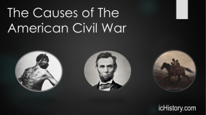 Causes Of Civil War PPT