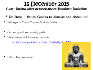 India Study Guide Key