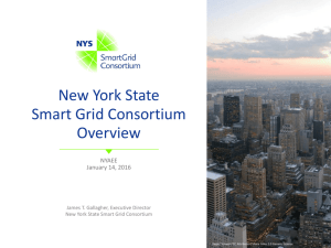 NYAEE January 2016 - New York State Smart Grid Consortium