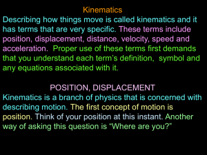 kinematics 3U